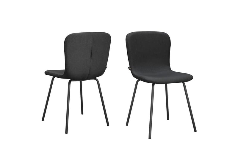Ruokatuoli Ulmar 2 kpl:n setti Antrasiitti - Antrasiitti - Huonekalut - Tuoli & nojatuoli - Ruokapöydän tuolit