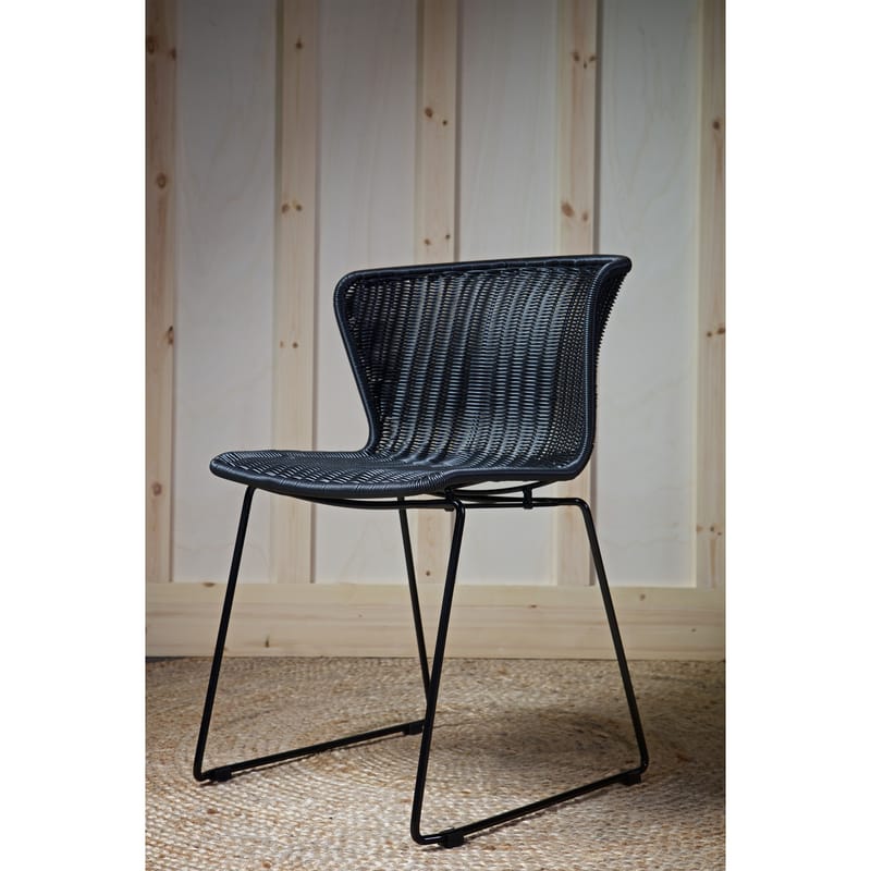 Ruokatuoli Wings 2-pakkaus ulkokäyttöön - Musta - Huonekalut - Tuoli & nojatuoli - Ruokapöydän tuolit