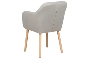 Ruokatuoli Yorkville ll - Beige, vaalea puu - Huonekalut - Tuoli & nojatuoli - Ruokapöydän tuolit