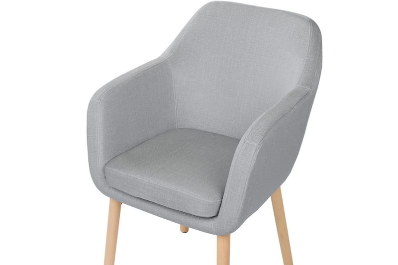 Ruokatuoli Yorkville ll - Harmaa, vaalea puu - Huonekalut - Tuoli & nojatuoli - Ruokapöydän tuolit