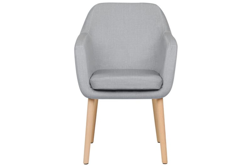 Ruokatuoli Yorkville ll - Harmaa, vaalea puu - Huonekalut - Tuoli & nojatuoli - Ruokapöydän tuolit