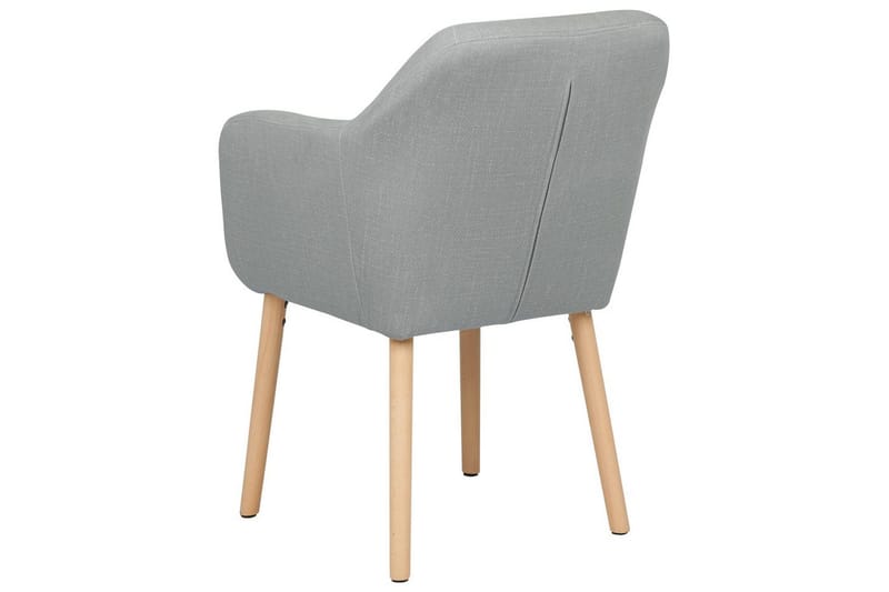 Ruokatuoli Yorkville ll - Harmaa, vaalea puu - Huonekalut - Tuoli & nojatuoli - Ruokapöydän tuolit