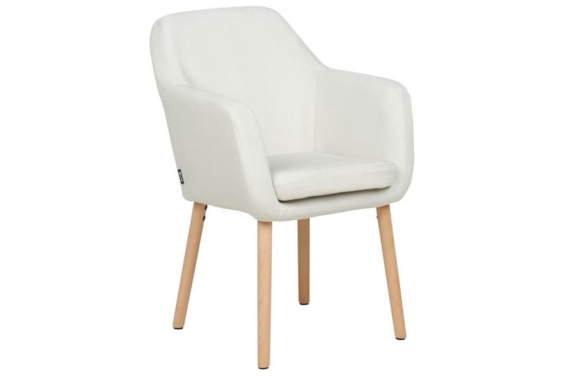 Ruokatuoli Yorkville ll, Valkoinen, vaalea puu