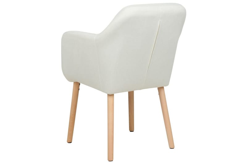 Ruokatuoli Yorkville ll - Valkoinen, vaalea puu - Huonekalut - Tuoli & nojatuoli - Ruokapöydän tuolit