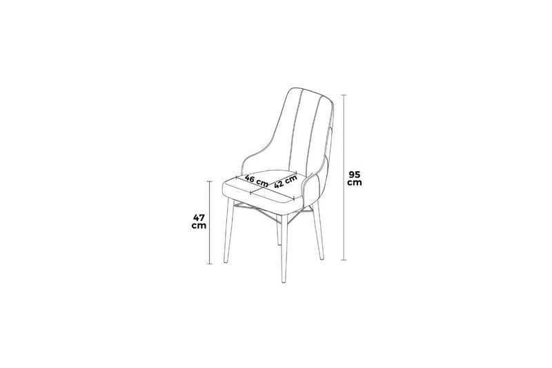 Ruokatuoli Puntoz Harmaa / Ruskea - Harmaa / Ruskea - Huonekalut - Tuoli & nojatuoli - Ruokapöydän tuolit