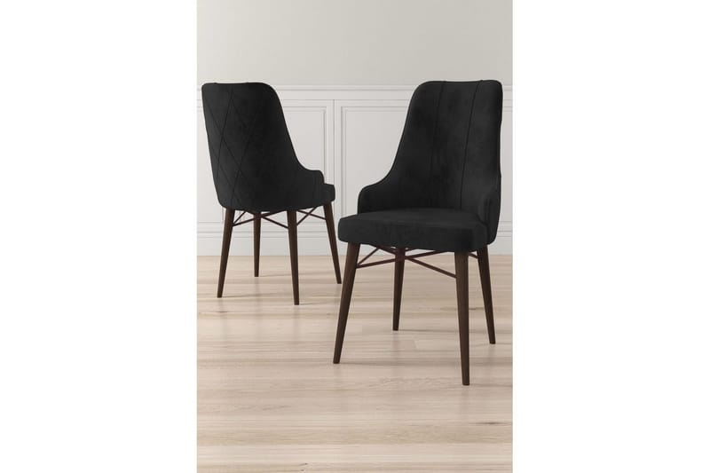 Ruokatuoli Puntoz Musta / Ruskea - Musta / Ruskea - Huonekalut - Tuoli & nojatuoli - Ruokapöydän tuolit