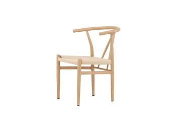Alfons Käsinojatuoli - Beige - Huonekalut - Tuoli & nojatuoli - Ruokapöydän tuolit