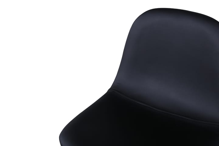 Baarituoli Yegua - Keinonahka/Musta - Ruokapöydän tuolit