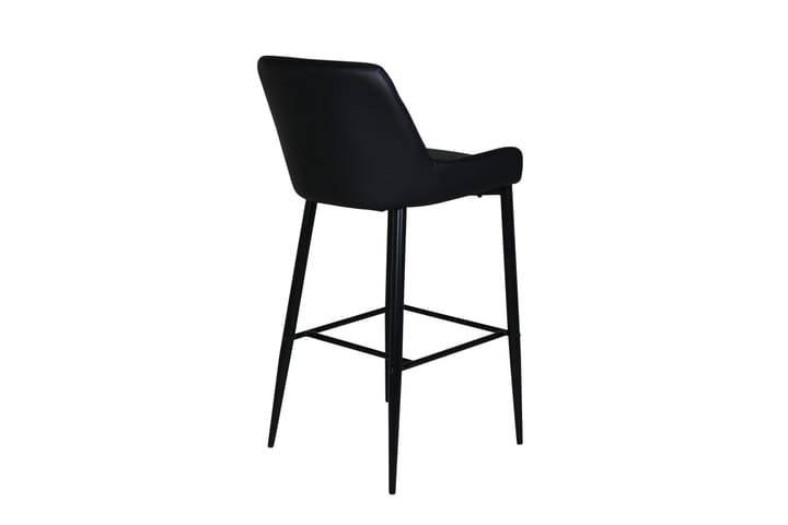 Baarituoli Pinilla - Keinonahka/Musta - Ruokapöydän tuolit