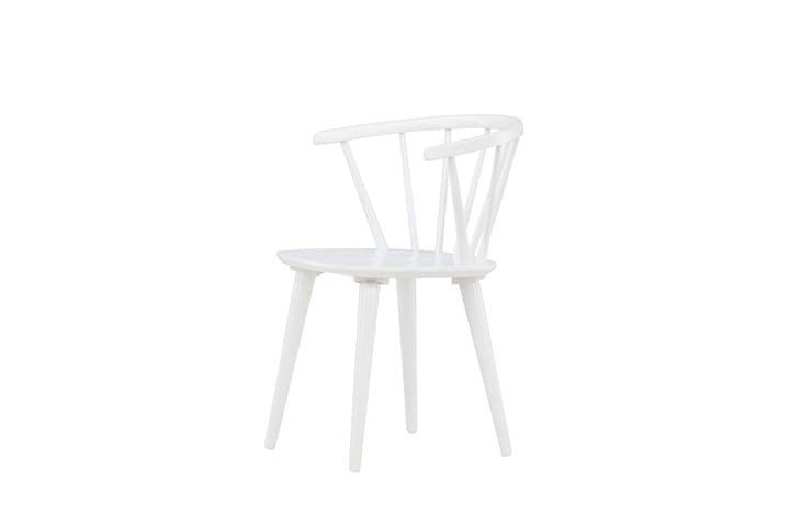 Bobby Käsinojatuoli Valkoinen - Venture Home - Ruokapöydän tuolit - Meikkituoli - Käsinojallinen tuoli