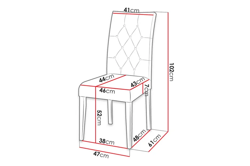 Buckfast Ruokatuoli - Huonekalut - Tuoli & nojatuoli - Ruokapöydän tuolit