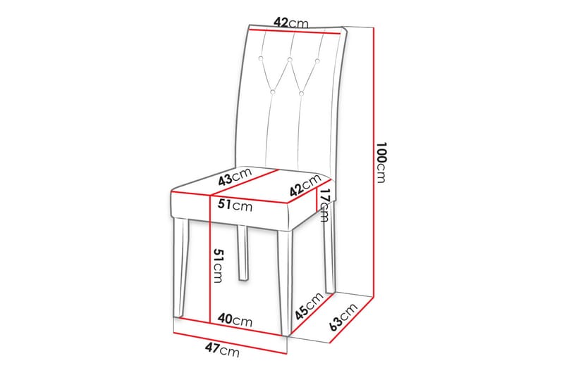 Buckfast Ruokatuoli - Huonekalut - Tuoli & nojatuoli - Ruokapöydän tuolit