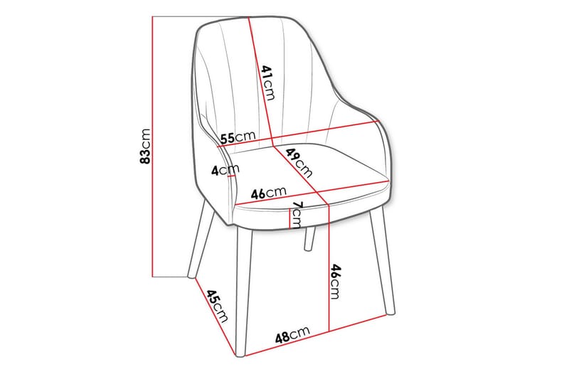 Buckfast Ruokatuoli - Huonekalut - Tuoli & nojatuoli - Ruokapöydän tuolit