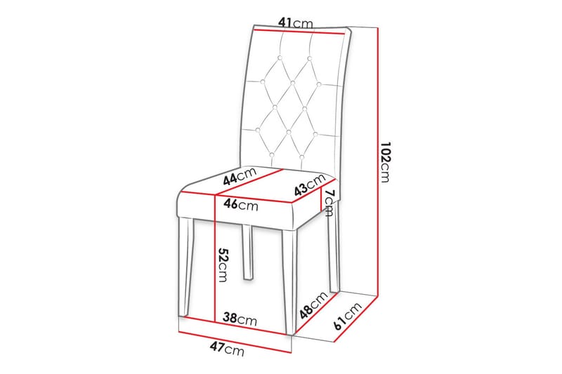 Buckfast Ruokatuoli - Huonekalut - Tuoli & nojatuoli - Ruokapöydän tuolit