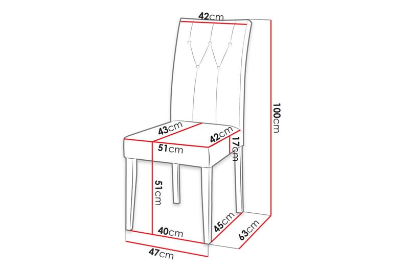 Buckfast Ruokatuoli - Huonekalut - Tuoli & nojatuoli - Ruokapöydän tuolit