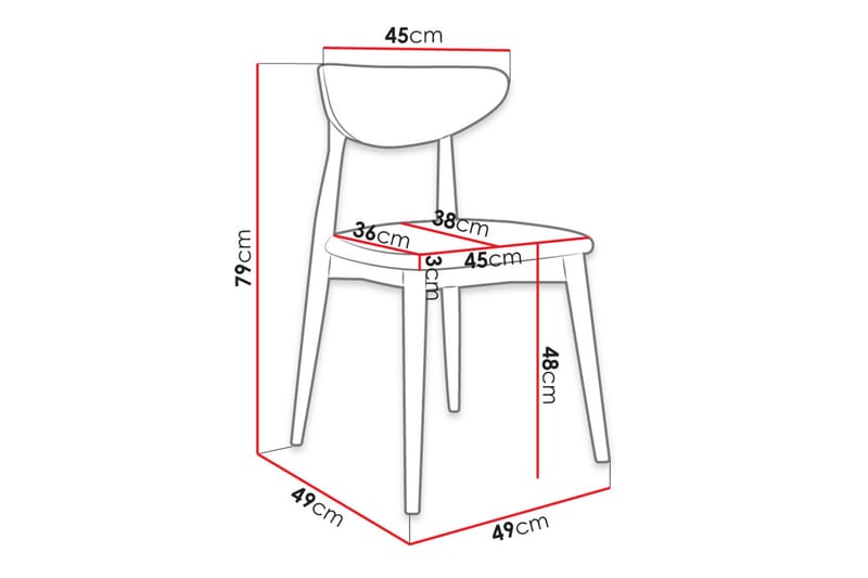 Buckfast Ruokatuoli - Huonekalut - Tuoli & nojatuoli - Ruokapöydän tuolit