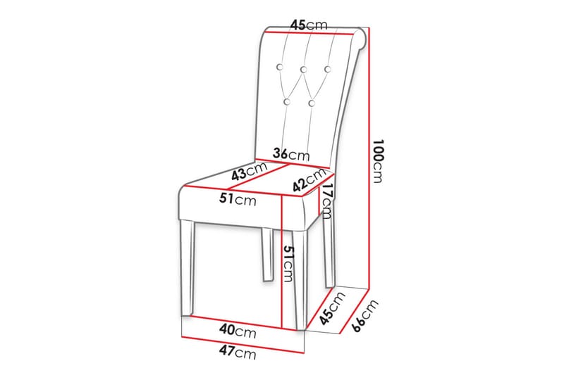 Buckfast Ruokatuoli - Huonekalut - Tuoli & nojatuoli - Ruokapöydän tuolit