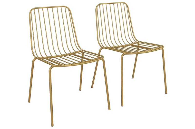 Caden Ruokatuoli Kulta 2 kpl - Dorel Home - Huonekalut - Tuoli & nojatuoli - Ruokapöydän tuolit