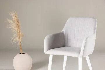 Comfort Käsinojatuoli - Vaaleanharmaa - Huonekalut - Tuoli & nojatuoli - Ruokapöydän tuolit