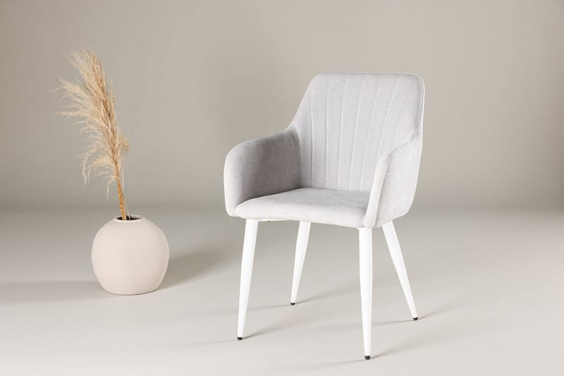 Comfort Käsinojatuoli - Vaaleanharmaa - Huonekalut - Tuoli & nojatuoli - Ruokapöydän tuolit