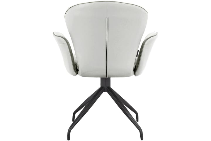 Käsinojallinen tuoli Ingakien - Vaaleanharmaa - Ruokapöydän tuolit - Meikkituoli - Käsinojallinen tuoli