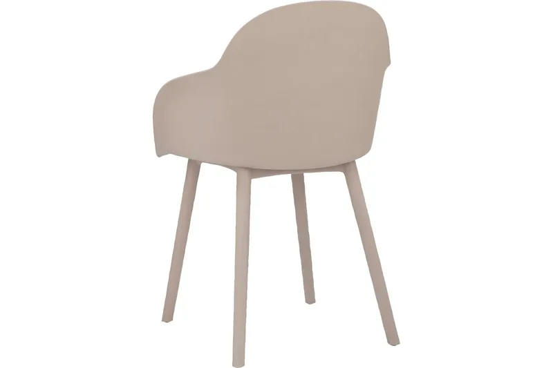 Käsinojallinen tuoli Kaella - Beige - Huonekalut - Tuoli & nojatuoli - Ruokapöydän tuolit