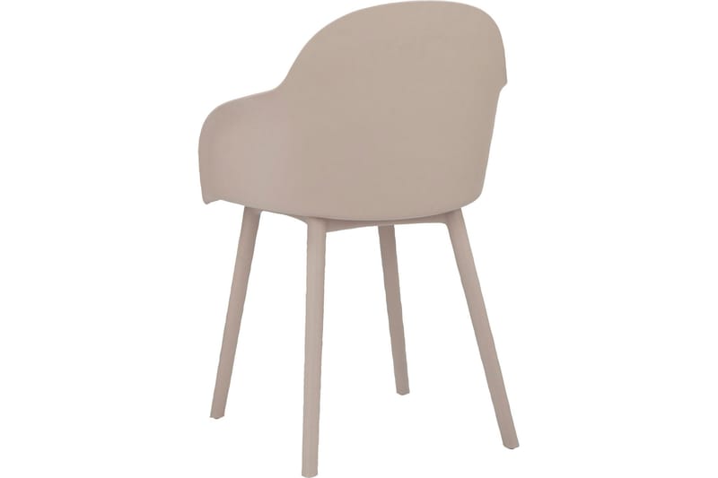 Käsinojallinen tuoli Kaella - Beige - Huonekalut - Tuoli & nojatuoli - Ruokapöydän tuolit