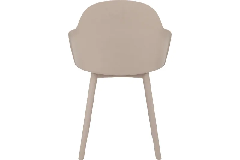 Käsinojallinen tuoli Kaella - Beige - Huonekalut - Tuoli & nojatuoli - Ruokapöydän tuolit