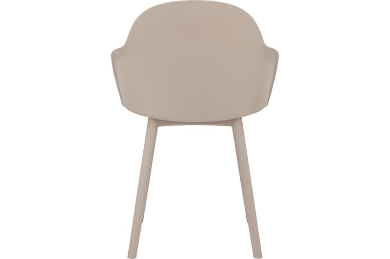 Käsinojallinen tuoli Kaella - Beige - Huonekalut - Tuoli & nojatuoli - Ruokapöydän tuolit