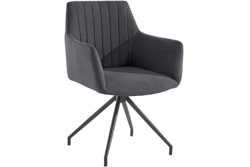 Käsinojallinen tuoli Kengai - Antrasiitti - Huonekalut - Tuoli & nojatuoli - Ruokapöydän tuolit