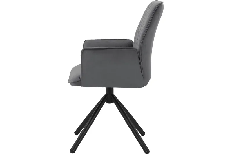 Käsinojallinen tuoli Masoomie - Antrasiitti - Huonekalut - Tuoli & nojatuoli - Ruokapöydän tuolit