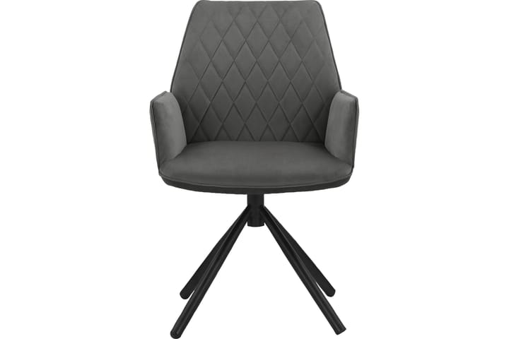 Käsinojallinen tuoli Masoomie - Antrasiitti - Ruokapöydän tuolit - Meikkituoli - Käsinojallinen tuoli