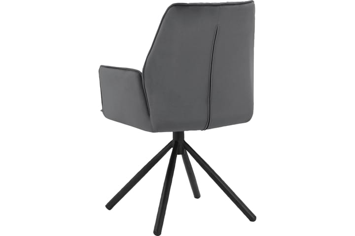 Käsinojallinen tuoli Masoomie - Antrasiitti - Ruokapöydän tuolit - Meikkituoli - Käsinojallinen tuoli