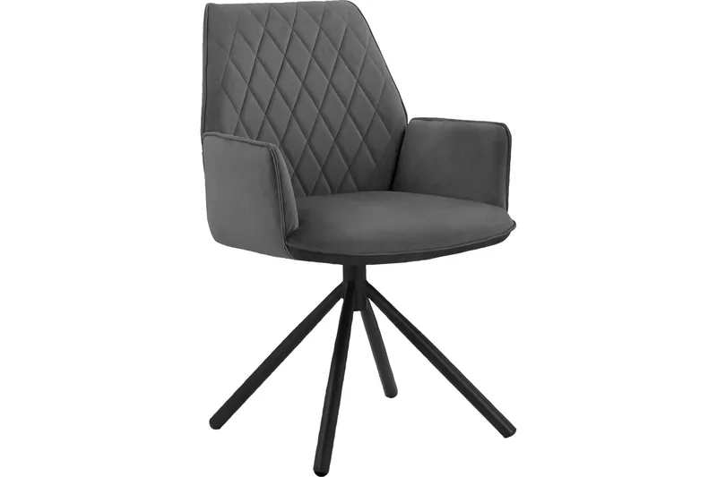 Käsinojallinen tuoli Masoomie - Antrasiitti - Huonekalut - Tuoli & nojatuoli - Ruokapöydän tuolit