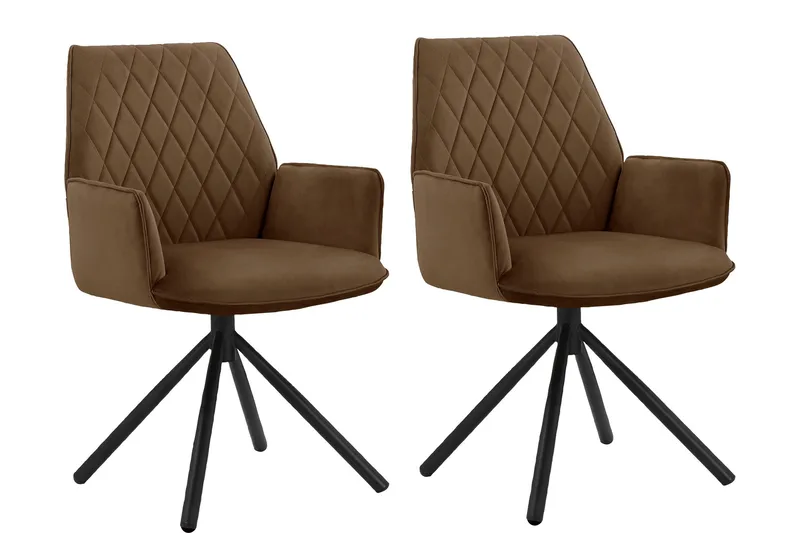 Käsinojallinen tuoli Masoomie, Ruskea