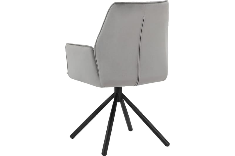 Käsinojallinen tuoli Masoomie - Vaaleanharmaa - Huonekalut - Tuoli & nojatuoli - Ruokapöydän tuolit