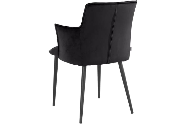 Käsinojallinen tuoli Michikka - Musta - Ruokapöydän tuolit - Meikkituoli - Käsinojallinen tuoli