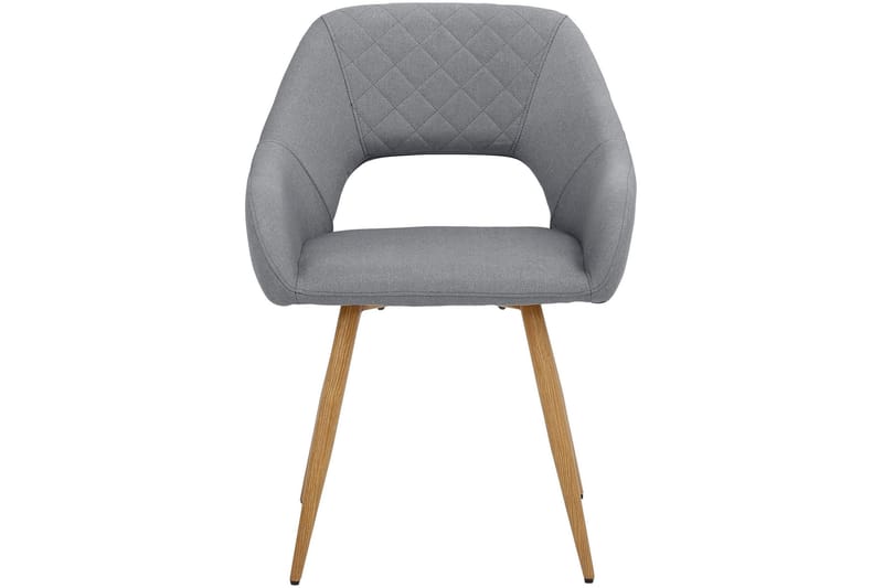 Käsinojallinen tuoli Sariela - Vaaleanharmaa - Huonekalut - Tuoli & nojatuoli - Ruokapöydän tuolit