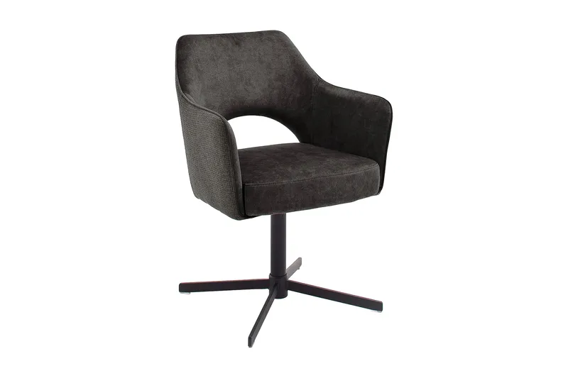 Käsinojallinen tuoli Swagerty 64 cm, Antrasiitti