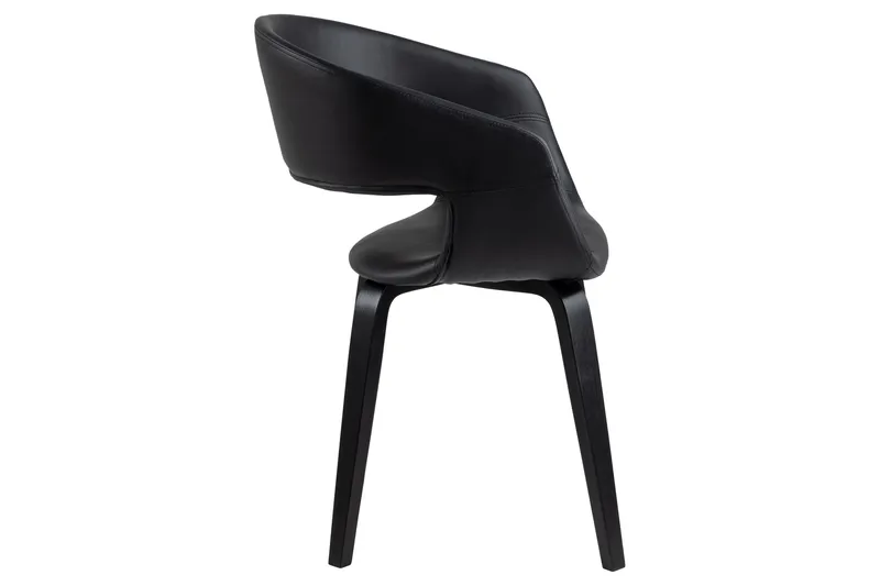 Käsinojatuoli Jimone - Musta - Huonekalut - Tuoli & nojatuoli - Ruokapöydän tuolit