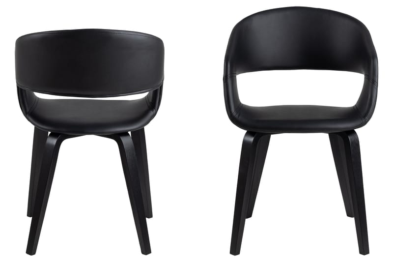 Käsinojatuoli Jimone - Musta - Huonekalut - Tuoli & nojatuoli - Ruokapöydän tuolit