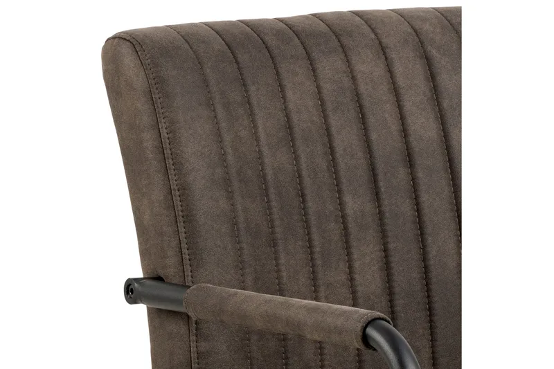 Käsinojatuoli Salini - Harmaa - Huonekalut - Tuoli & nojatuoli - Ruokapöydän tuolit