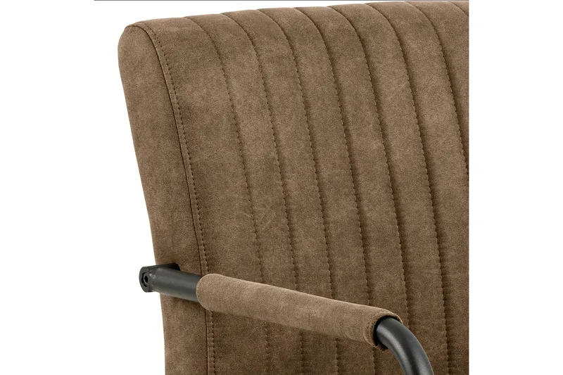 Käsinojatuoli Salini - Ruskea - Huonekalut - Tuoli & nojatuoli - Ruokapöydän tuolit