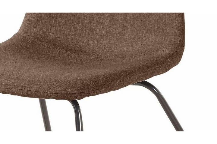 Keittiötuoli Colombo 2-pak - Ruskea/Metalli - Ruokapöydän tuolit