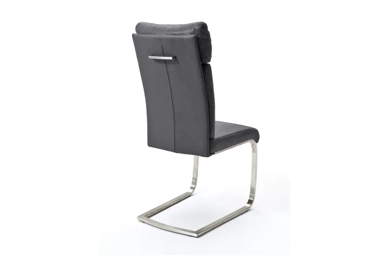 Keittiötuoli Cutright Keinonahka - Harmaa - Huonekalut - Tuoli & nojatuoli - Ruokapöydän tuolit