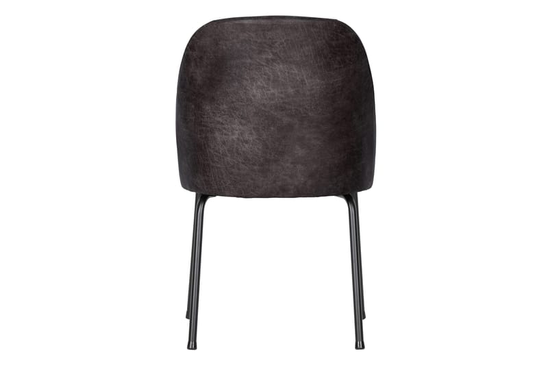 Keittiötuoli Nahia Nahka - Musta - Huonekalut - Tuoli & nojatuoli - Ruokapöydän tuolit