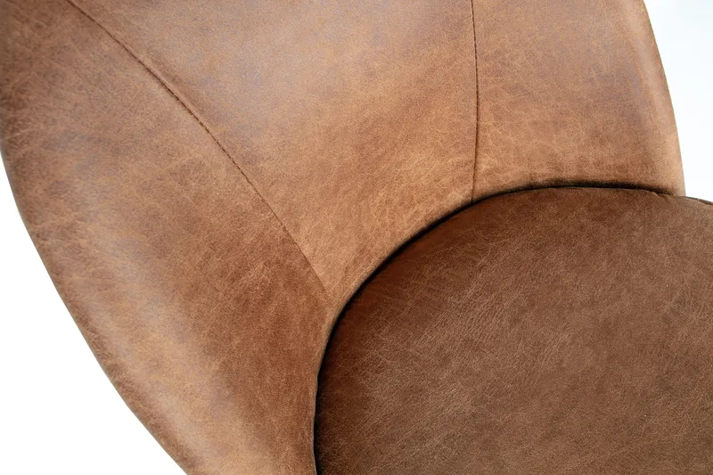 Keittiötuoli Nahia Nahka - Ruskea - Huonekalut - Tuoli & nojatuoli - Ruokapöydän tuolit