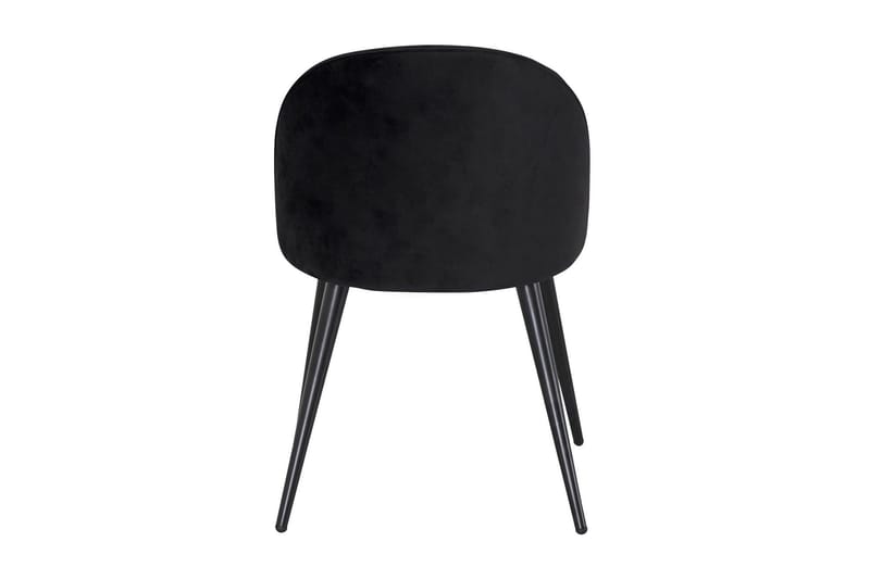 Keittiötuoli Velvet Sametti - Musta - Huonekalut - Tuoli & nojatuoli - Ruokapöydän tuolit