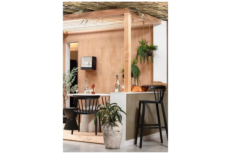 Keittiötuoli Yamanu - Musta - Huonekalut - Tuoli & nojatuoli - Ruokapöydän tuolit