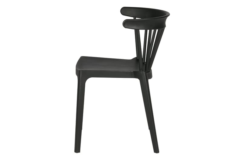 Keittiötuoli Yamanu - Musta - Huonekalut - Tuoli & nojatuoli - Ruokapöydän tuolit